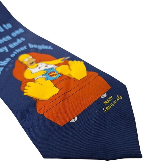 Vintage 2004 The Simpsons Homer Novelty Necktie - Picture 3 of 7